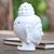 Ölwärmer aus Keramik - Kunsthandwerklich gefertigter Ölwärmer aus Keramik mit Buddha-Motiv
