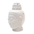 Ceramic oil warmer, 'Buddha Burner' - Artisan Crafted Buddha-Themed Ceramic Oil Warmer