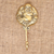 Brass coat hook, 'Jolly Buddha' - Hand Crafted Brass Buddha Coat Hook thumbail
