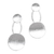 Sterling silver drop earrings, 'Sweet Friendship' - Textured Sterling Silver Drop Earrings (image 2a) thumbail