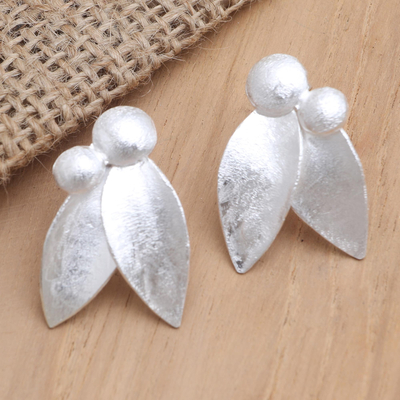 Sterling silver drop earrings, Gentle Princess