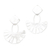 Sterling silver drop earrings, 'Soul Kiss' - Artisan Made Sterling Silver Drop Earrings