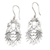 Sterling silver dangle earrings, 'Winged Hearts' - Handmade Sterling Silver Bird-Motif Dangle Earrings