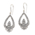 Sterling silver dangle earrings, 'Long Dream' - Hand Crafted Sterling Silver Dangle Earrings