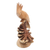 Wood statuette, 'Single Cockatoo' - Hand Crafted Jempinis Wood Cockatoo Statuette (image 2b) thumbail