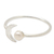 Cultured pearl cocktail ring, 'By the Moon in Silver' - Sterling Silver Mabe Pearl Cocktail Ring (image 2c) thumbail