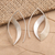Sterling silver drop earrings, 'Modern Woman' - Hand Made Sterling Silver Drop Earrings (image 2) thumbail