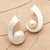 Cultured pearl drop earrings, 'C'est Chic' - Sterling Silver and Cultured Pearl Drop Earrings (image 2) thumbail