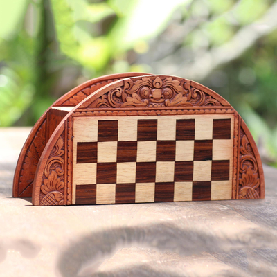 Wood chess set, Barong Player