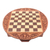 Wood chess set, 'Barong Player' - Handmade Crocodile Wood Traveling Chess Set (image 2e) thumbail