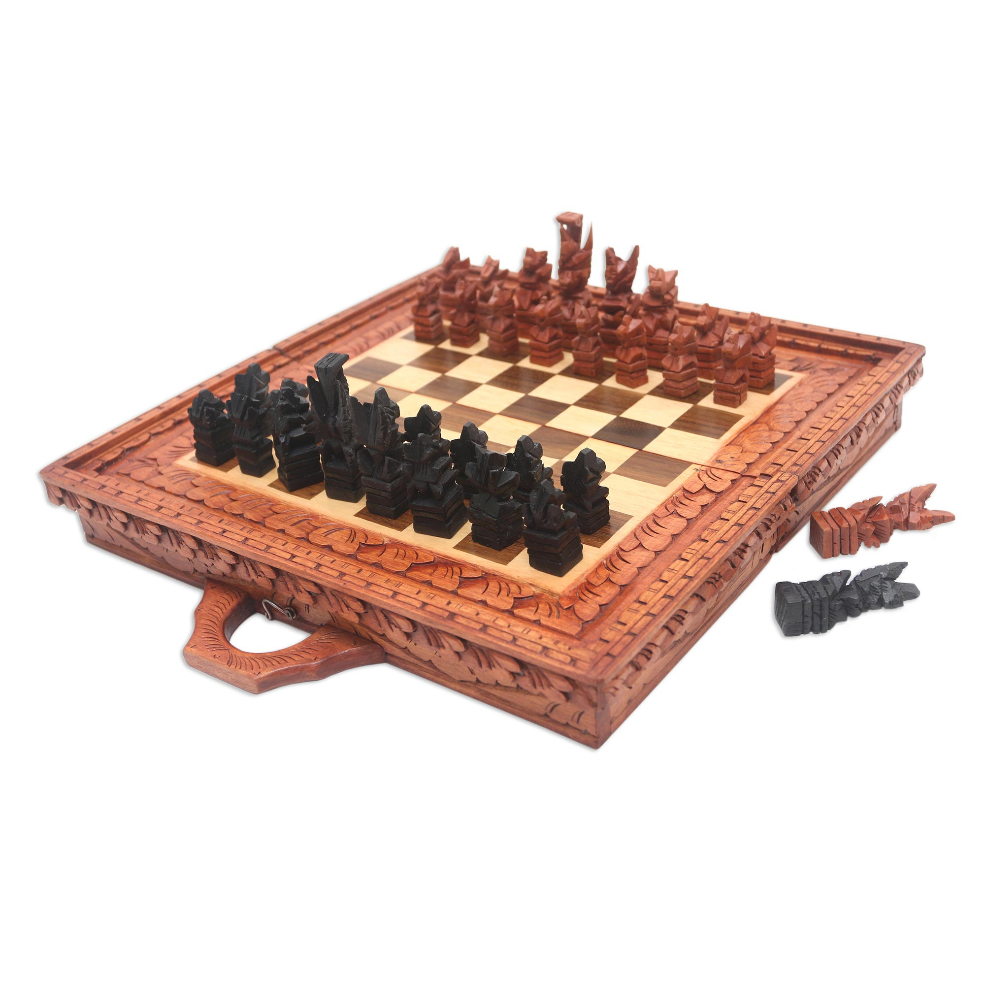 Novica 2 Player Wood Chess