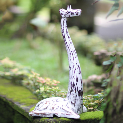 Wood statuette, Darling Giraffe