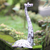 Wood statuette, 'Darling Giraffe' - White Albesia Wood Giraffe Statuette thumbail