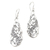 Sterling silver dangle earrings, 'Impossible Dream' - Sterling Silver Braided Dangle Earrings