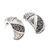 Sterling silver drop earrings, 'Go Slowly' - Handmade Sterling Silver Drop Earrings thumbail
