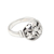 Sterling silver cocktail ring, 'Traditional Leaves' - Artisan Crafted Sterling Silver Cocktail Ring (image 2b) thumbail