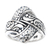 Sterling silver cocktail ring, 'Woven Illusion' - Artisan Crafted Sterling Silver Cocktail Ring (image 2a) thumbail