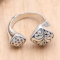 Featured review for Sterling silver wrap ring, Missed Connection