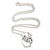 Sterling silver pendant necklace, 'Amphora' - Unisex Sterling Silver Water Jug Pendant Necklace thumbail