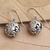 Sterling silver dangle earrings, 'Octopus Legs' - Hand Crafted Sterling Silver Dangle Earrings (image 2) thumbail