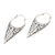 Sterling silver hoop earrings, 'Let's See Bali' - Sterling Silver Balinese Hoop Earrings (image 2c) thumbail