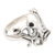 Sterling silver cocktail ring, 'Octopus Friend' - Hand Made Sterling Silver Octopus Ring (image 2c) thumbail