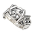 Sterling silver band ring, 'You're a Star' - Sterling Silver Starfish Band Ring thumbail