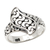 Sterling silver band ring, 'Hero's Journey' - Artisan Crafted Sterling Silver Band Ring thumbail