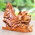 Wood sculpture, 'Barong on Stage' - Artisan Crafted Suar Wood Barong Sculpture (image 2b) thumbail