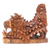 Wood sculpture, 'Barong on Stage' - Artisan Crafted Suar Wood Barong Sculpture (image 2d) thumbail