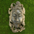 Wood mask, 'Queen of the Jungle' - Hand Carved Hibiscus Wood Mask (image 2) thumbail