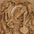 Holz-Reliefplatte, „Dewi Saraswati“ – handgefertigte Suar-Holz-Reliefplatte