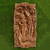 Reliefplatte aus Holz - Reliefplatte aus Suarholz im Hindu-Stil