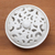 Mückenspulenhalter aus Keramik, „Jatiluwih White“ – Mückenspulenhalter aus weißer Keramik