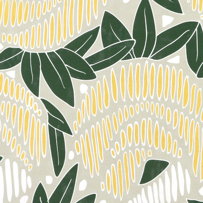 Pañuelo de seda - Bandana de seda balinesa inspirada en la naturaleza