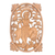 Reliefplatte aus Holz - Handgeschnitzte Krishna-Reliefplatte aus Suar-Holz