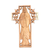 Wood relief panel, 'Blessed Jesus' - Christian-Themed Suar Wood Relief Panel (image 2a) thumbail