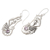 Amethyst dangle earrings, 'Queen Lobster' - Amethyst Lobster Dangle Earrings (image 2c) thumbail