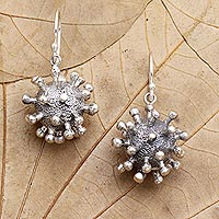 Featured review for Sterling silver dangle earrings, Invisible