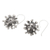 Sterling silver dangle earrings, 'Invisible' - Sterling Silver Dangle Earrings (image 2b) thumbail