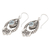 Blue topaz dangle earrings, 'Ice Garden' - Blue Topaz and Sterling Silver Dangle Earrings (image 2b) thumbail