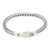 Men's sterling silver chain bracelet, 'Cult Classic' - Men's Sterling Silver Naga Chain Bracelet thumbail