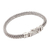 Men's sterling silver chain bracelet, 'Style Endures' - Men's Sterling Silver Snake Chain Bracelet