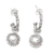 Sterling silver dangle earrings, 'Pure Air' - Handmade Sterling Silver Dangle Earrings from Bali thumbail