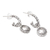 Sterling silver dangle earrings, 'Pure Air' - Handmade Sterling Silver Dangle Earrings from Bali (image 2c) thumbail