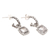 Sterling silver dangle earrings, 'Ancient Light' - Artisan Crafted Sterling Silver Dangle Earrings (image 2c) thumbail