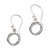 Sterling silver dangle earrings, 'Hula Game' - Handmade Sterling Silver Dangle Earrings from Bali thumbail
