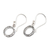 Sterling silver dangle earrings, 'Hula Game' - Handmade Sterling Silver Dangle Earrings from Bali (image 2c) thumbail