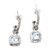 Blue topaz dangle earrings, 'Magic Wand' - Blue Topaz and Sterling Silver Dangle Earrings (image 2a) thumbail