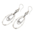 Sterling silver dangle earrings, 'Party Edition' - Handmade Sterling Silver Dangle Earrings (image 2b) thumbail
